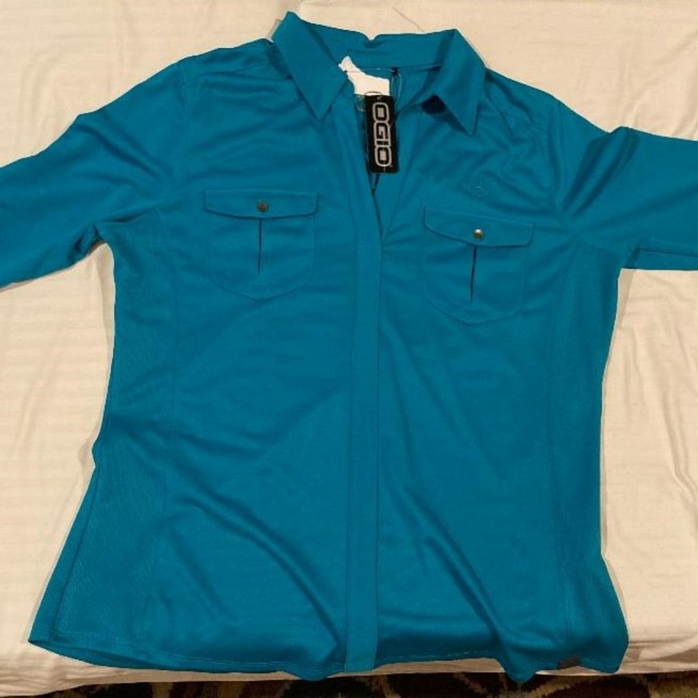 Teal Ogio Mercedes Shirt